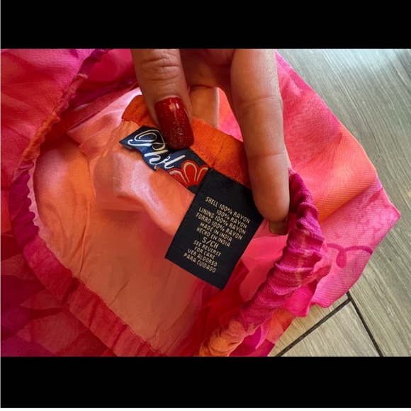 Vintage Y2K Vibrant Layered Maxi Skirt - Picture 2 of 5